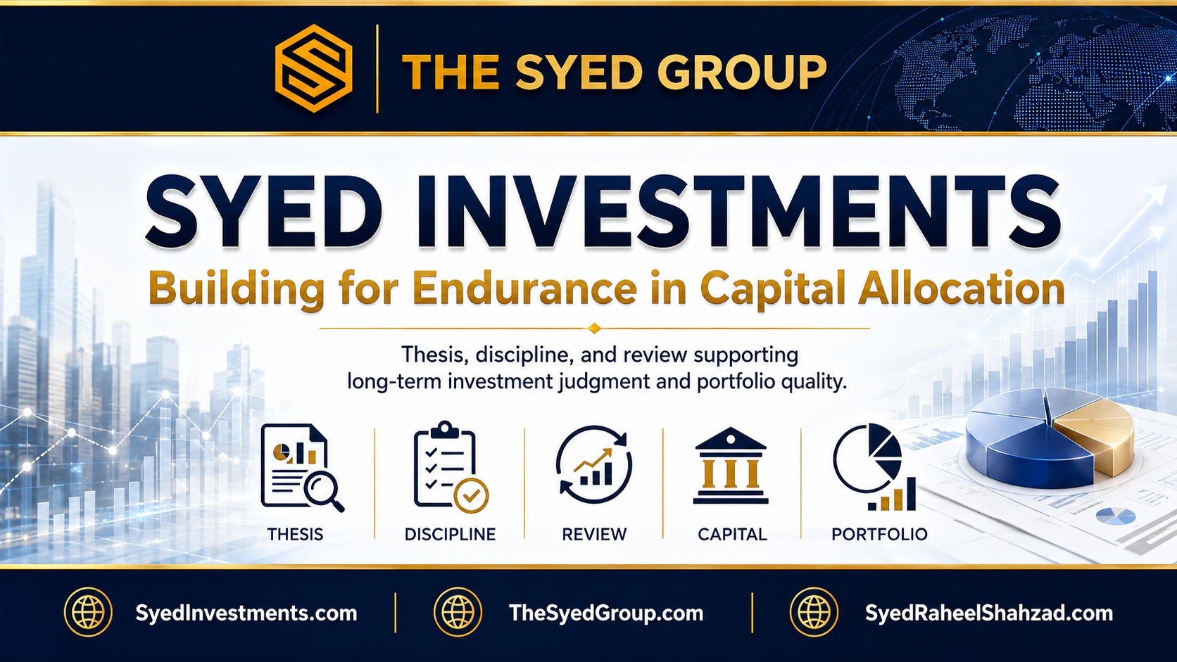 The Syed Group Building for Endurance in Investment: How Syed Investments Connects Long-Term Thesis, Risk and Optionality — The Syed Group corporate featured image for Syed Investments