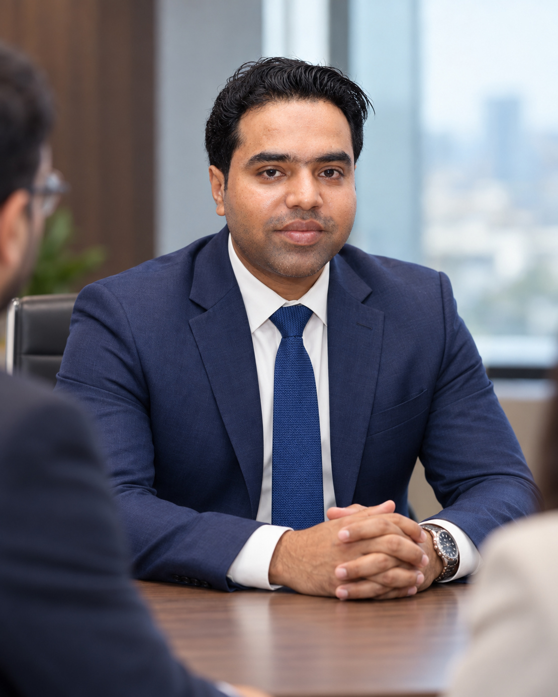 Syed Raheel Shahzad — Boardroom Executive Portrait Syed Raheel Shahzad — سيد راحيل شهزاد, author, philosopher, Founder and Group CEO of The Syed Group